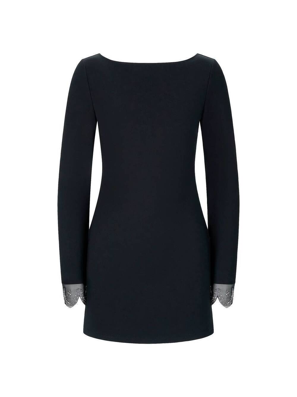 NEW STAUD hunter beaded cuff minidress in black - Picture 5 of 5
